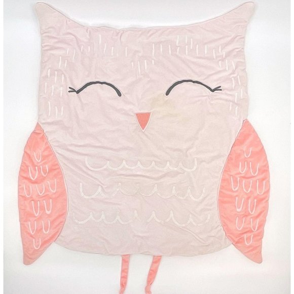 cloud island Other - SOLD Cloud Island Baby Pink Plush Owl Play Mat